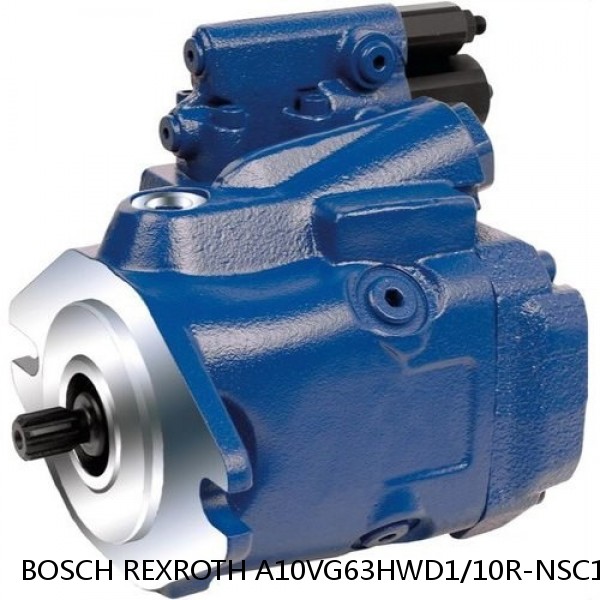 A10VG63HWD1/10R-NSC10K045E BOSCH REXROTH A10VG AXIAL PISTON VARIABLE PUMP #1 image