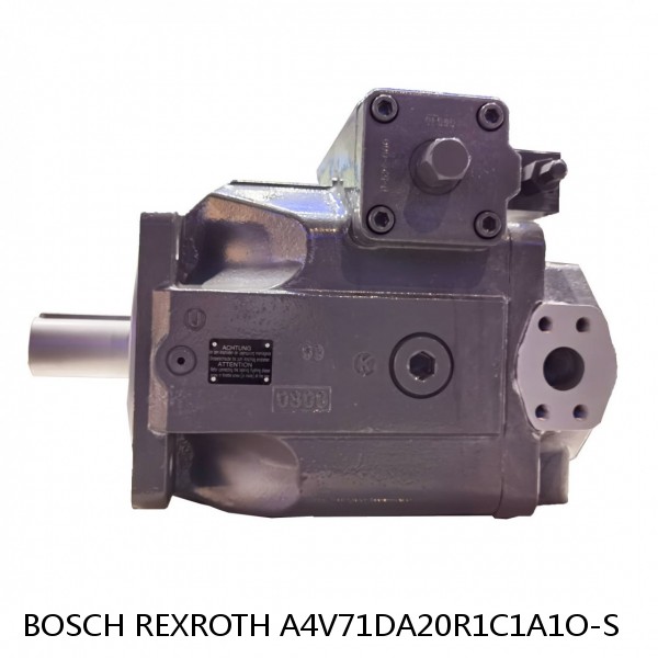 A4V71DA20R1C1A1O-S BOSCH REXROTH A4V VARIABLE PUMPS #1 image