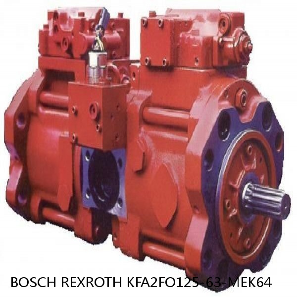 KFA2FO125-63-MEK64 BOSCH REXROTH KFA2FO HYDRAULIC PISTON PUMP #1 image